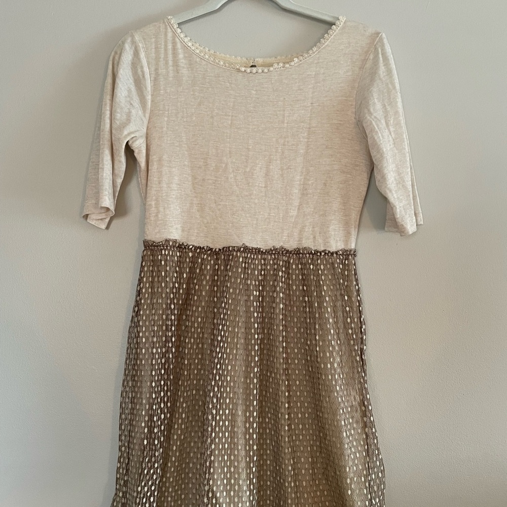Anthropologie Fit-and-Flare Dress